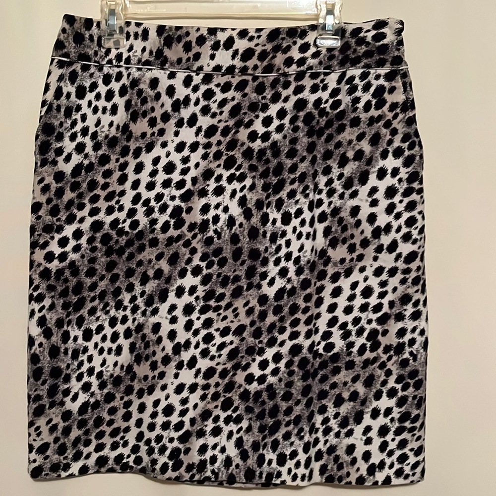 Evan-Picone Animal Print Skirt